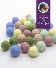 Wolballen pastelmix 10mm