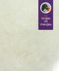 Kaardvlies wol natuur wit