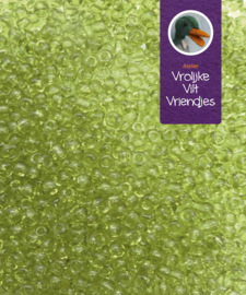Rocailles transparant groen