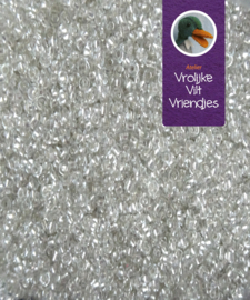 Rocailles transparant silverline