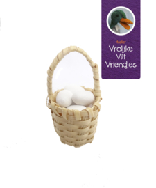 Mandje met eieren mini