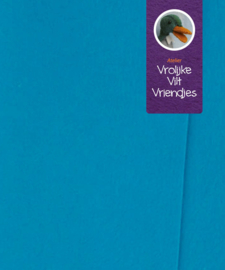 Turquoise wolvilt fel