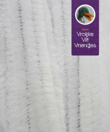 Chenille wit 