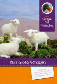 Kerstgroep 3 schapen