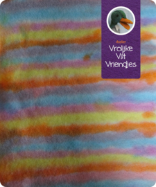 Handgeverfd wolvilt streep 4