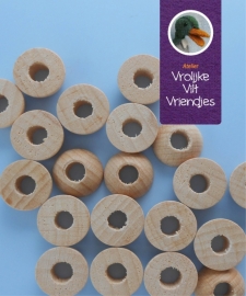 Houten voetjes 50 stuks