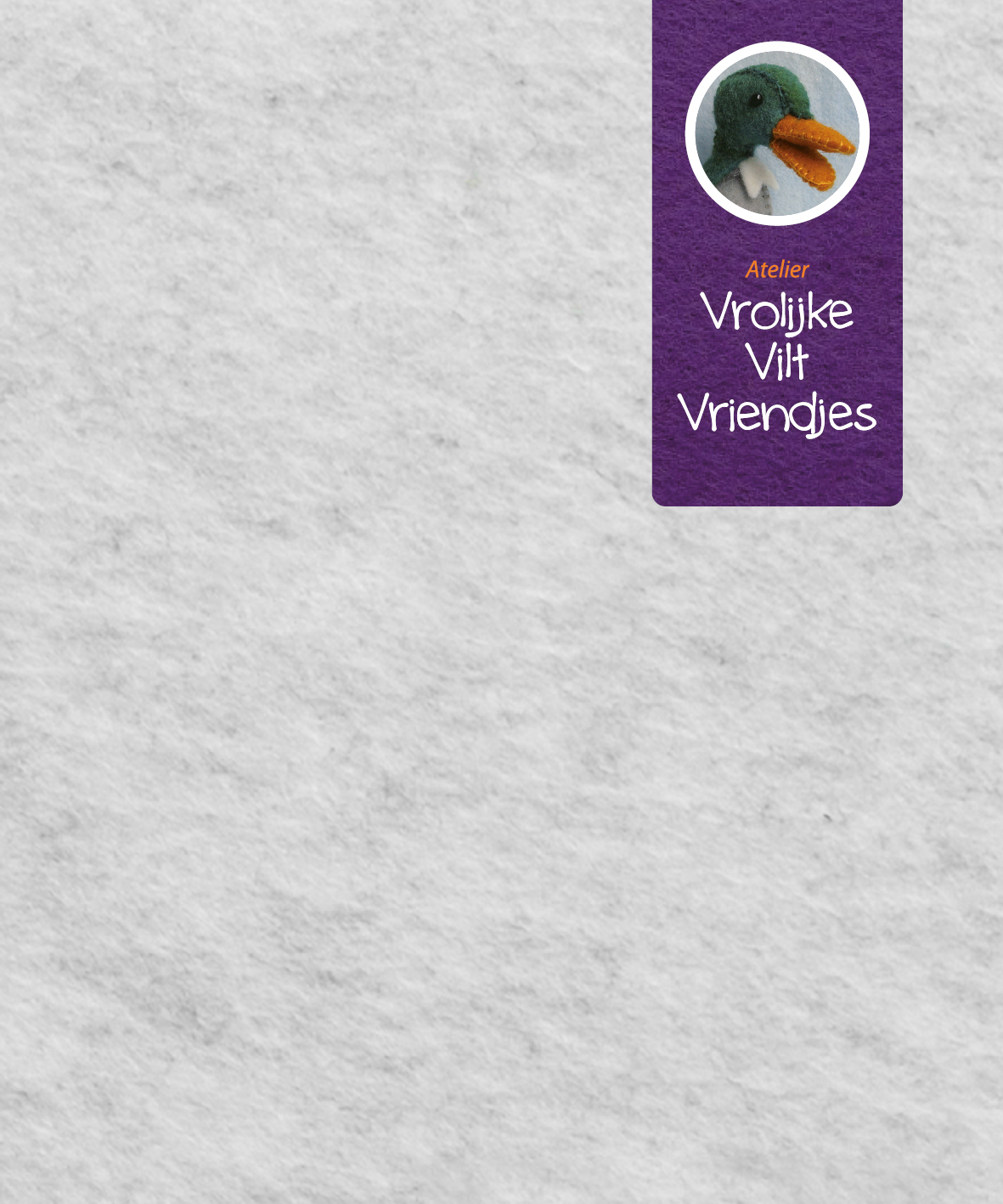 Witgrijs gemêleerd wolvilt