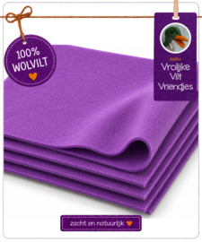 Roze lila wolvilt