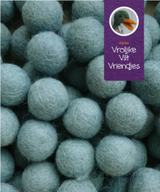 Wolbal licht blauw