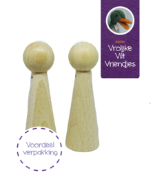 Kegel met armgat- 12 stuks