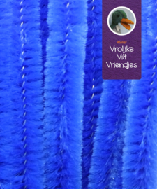 Chenilledraad donkerblauw