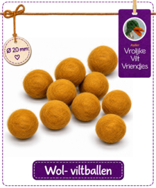 Wolbal oranjebruin