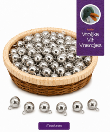 Kerstballen zilverkleurig