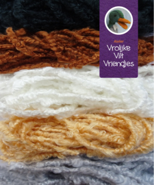Bouclé haren wol
