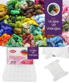 Splijtgaren, garenbox, wikkelkaartjes