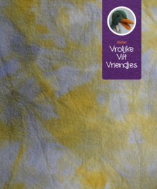 Sprookjes wolvilt grijs geel