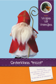 Sinterklaas tricot 12 cm