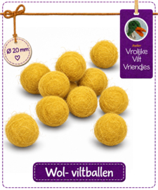 Wolbal zonnegeel