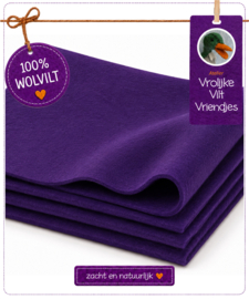 Paars donker wolvilt