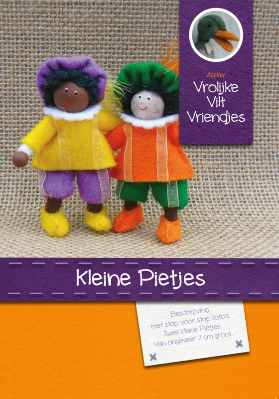 Prijs stuk Rennen Kleine Pietjes | Sint en Piet | Atelier Vrolijke Vilt Vriendjes