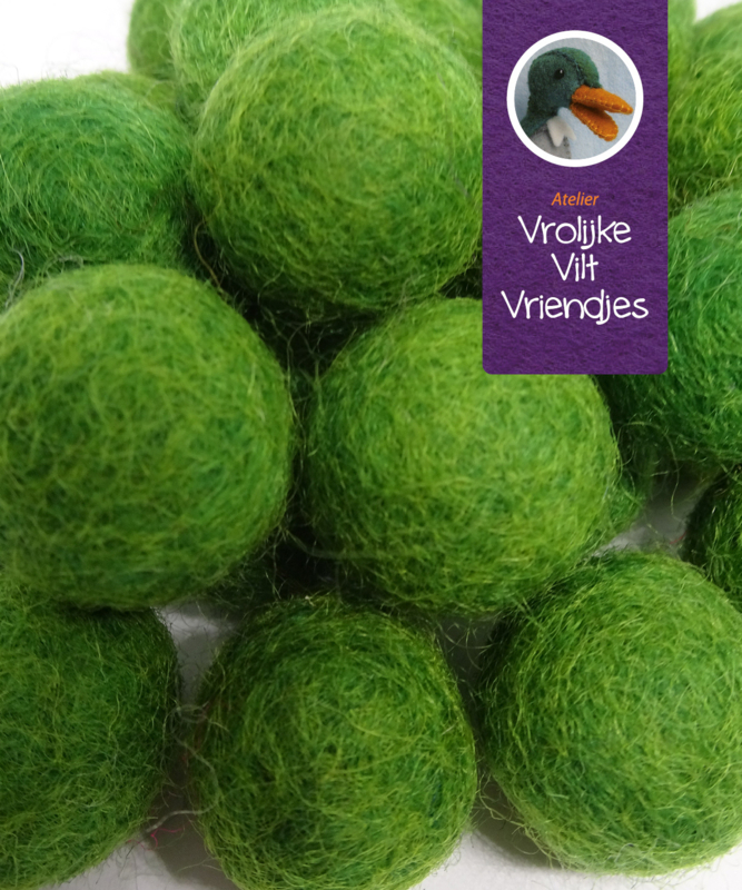 Wolbal groen