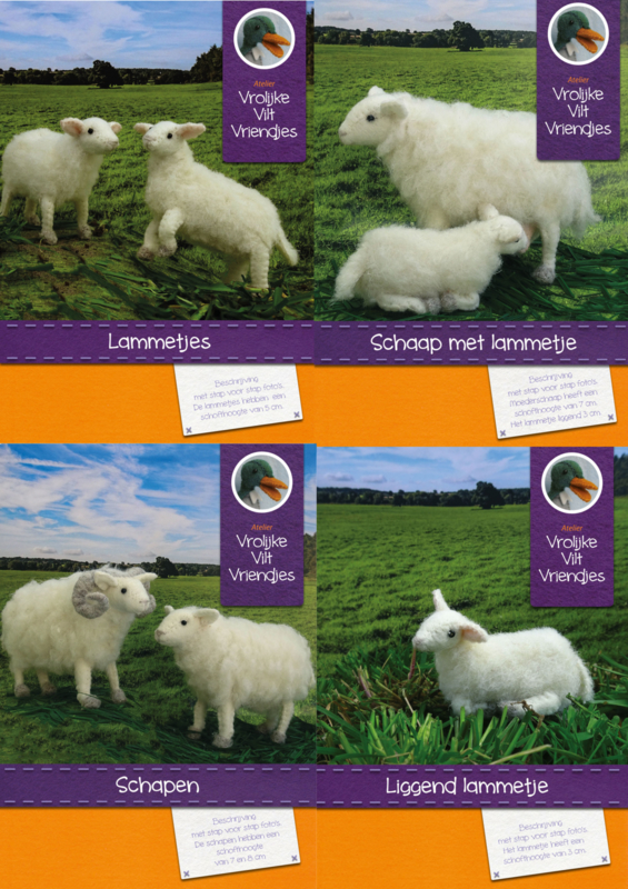 Drie schapenpakketten