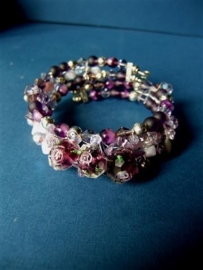 A242 Prachtige armband met Amethyst