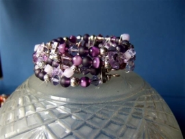 A242 Prachtige armband met Amethyst