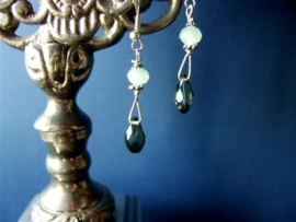 256  Kristallen oorbel
