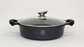 KOOKKUNST HOLLAND Hapjespan 32cm Bakeliet handvat