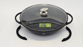 KOOKKUNST HOLLAND Wadjan Wokpan 36 CM (Siliconen handgreep)