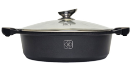 KOOKKUNST HOLLAND Hapjespan 32cm Bakeliet handvat