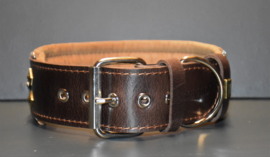 THE "Аztec" LEATHER BRUIN MAAT XL 57,5-67,5 CM HALSMAAT