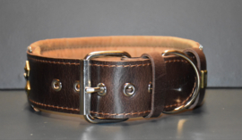 THE "Аztec" LEATHER BRUIN MAAT XXL 65-75 CM HALSMAAT