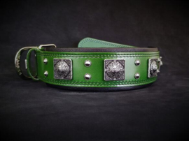 THE "EROS" COLLAR GREEN 50-60 CM NEKMAAT MAAT L