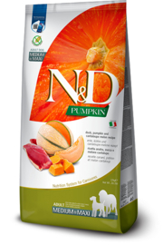 N&D Pumpkin Eend & Meloen Adult Medium/Maxi 12 kg