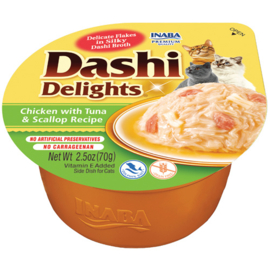 Dashi Delights - Kip met Tonijn en Sint-Jacobsschelp 70 gram