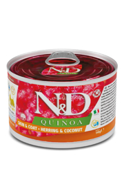 N&D Quinoa Skin & Coat Haring 140 gram
