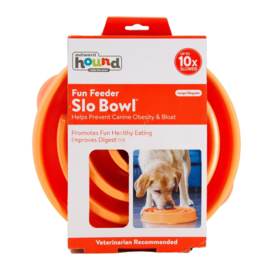 Fun Feeder Slo-Bowl Regular/Large Oranje