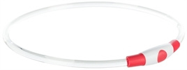 Trixie - LED Halsband Flash Rood L-XL (65 cm)