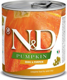N&D Pumpkin Kwartel 285 gram