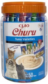 INABA - Churu voor de kat Multipack Tonijn 50 stuks