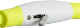 Trixie - LED Halsband Flash Groen S-M (40 cm)
