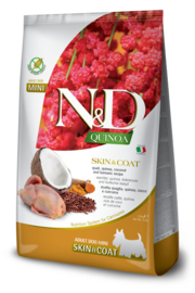 N&D Quinoa Skin & Coat Kwartel Mini 2,5 kg