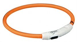 Trixie LED Halsband Oranje