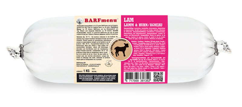 BARFmenu - Lam 10 x 500 gram