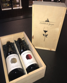 Rosaris - pinot Grigio en Cabernet - in geschenkkist