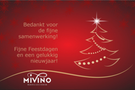 Etiket Feestelijk Kerstrood - eigen tekst en logo