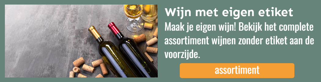wijn met eigen etiket