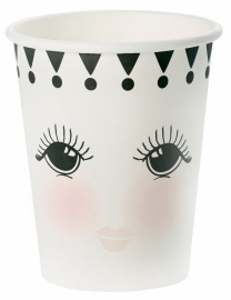 Papieren bekers "eyes & dots"